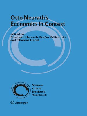 cover image of Otto Neurath's Economics in Context
